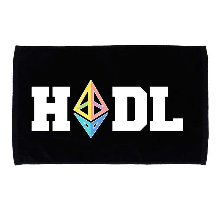 Hodl Ethereum ETH Crypto Currency To the Moon Microfiber Hand Towel