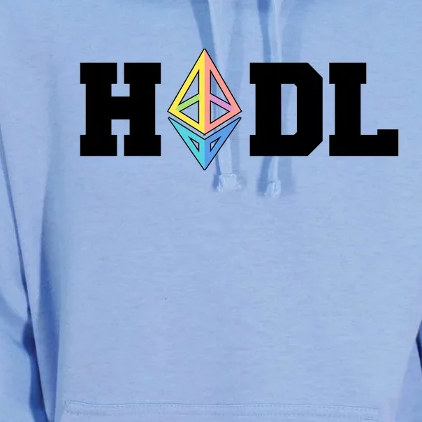 Hodl Ethereum ETH Crypto Currency To the Moon Unisex Surf Hoodie