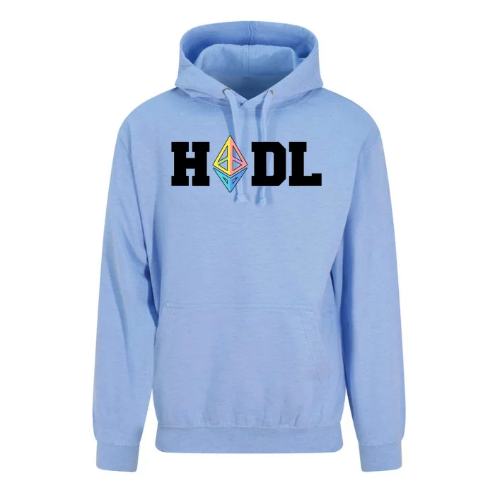 Hodl Ethereum ETH Crypto Currency To the Moon Unisex Surf Hoodie