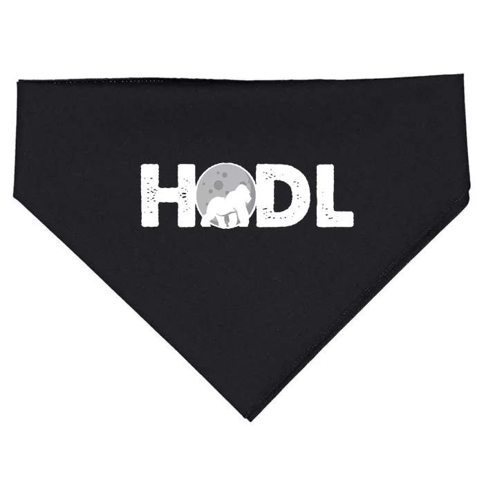 Hodl Stonk to the Moon Ape Crypto Currency USA-Made Doggie Bandana