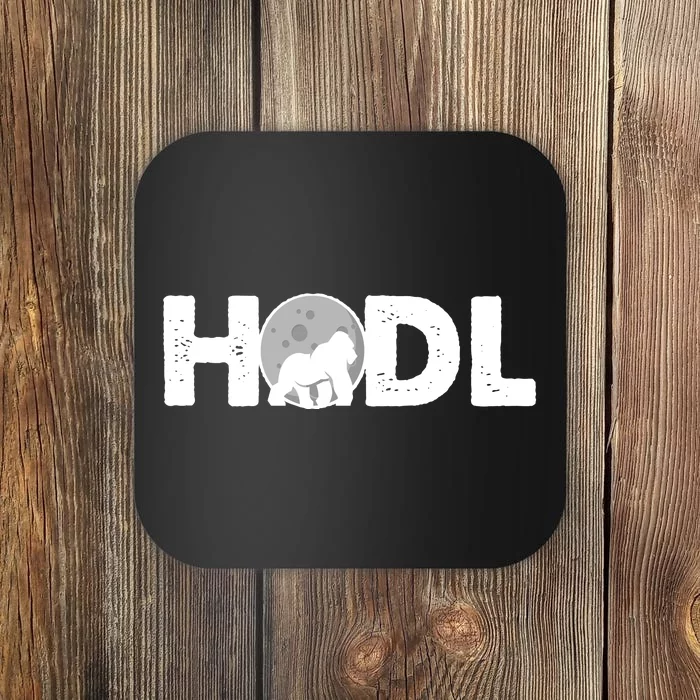 Hodl Stonk to the Moon Ape Crypto Currency Coaster