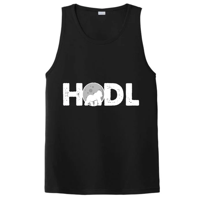 Hodl Stonk to the Moon Ape Crypto Currency Performance Tank