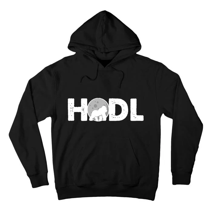 Hodl Stonk to the Moon Ape Crypto Currency Tall Hoodie