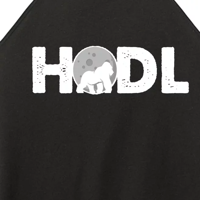 Hodl Stonk to the Moon Ape Crypto Currency Women’s Perfect Tri Rocker Tank