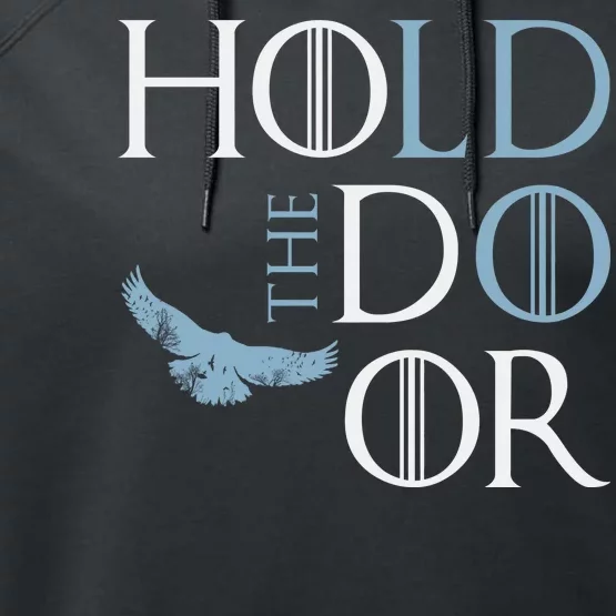 Hodor Hold The Door Performance Fleece Hoodie