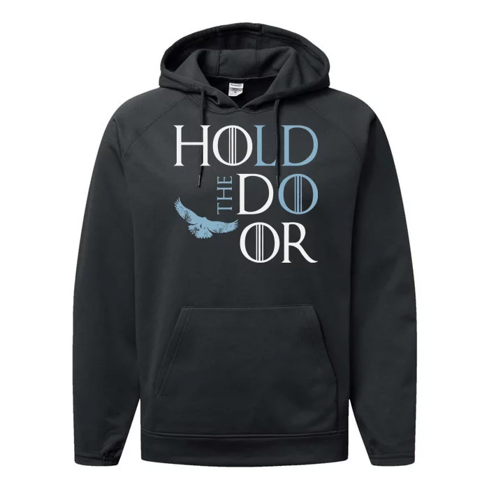 Hodor Hold The Door Performance Fleece Hoodie