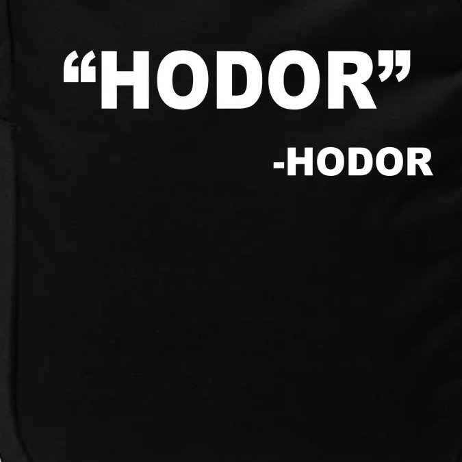 Hodor Logo Impact Tech Backpack