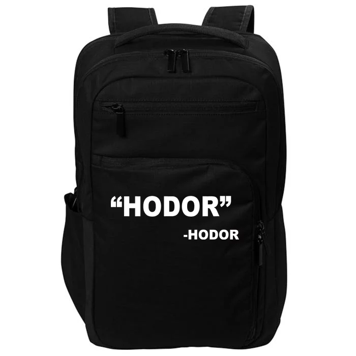 Hodor Logo Impact Tech Backpack