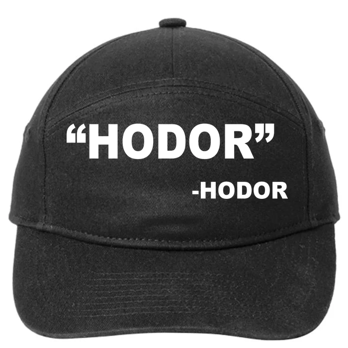 Hodor Logo 7-Panel Snapback Hat