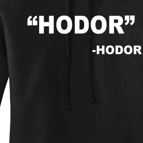 Hodor Logo Women's Pullover Hoodie