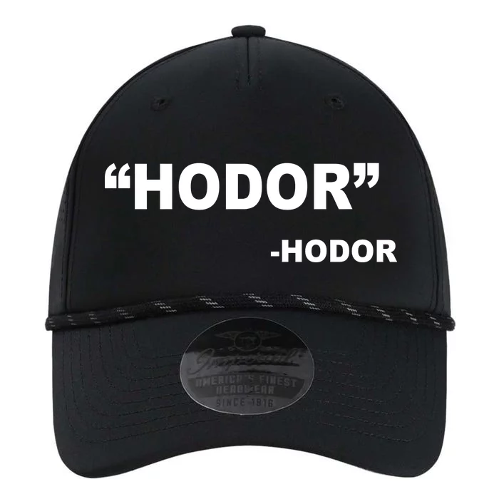 Hodor Logo Performance The Dyno Cap