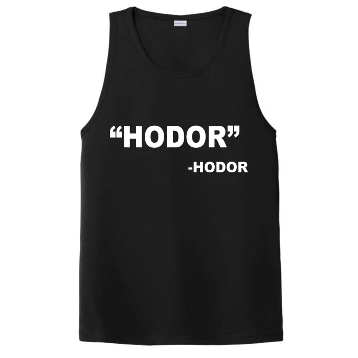 Hodor Logo Performance Tank