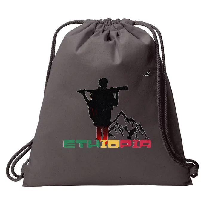 Honor Of Ethiopia Premium Drawstring Bag