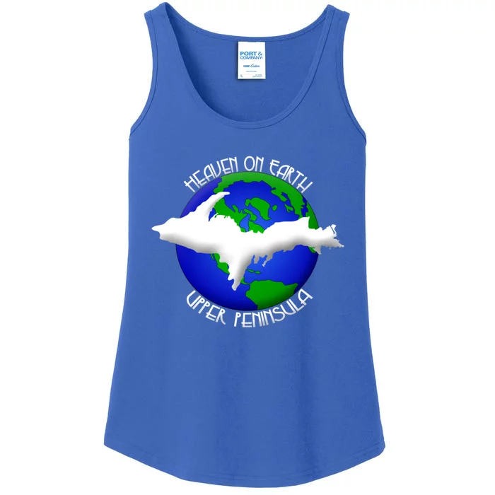 Heaven On Earth Upper Peninsula Michigan Yoopers 906 Cute Gift Ladies Essential Tank