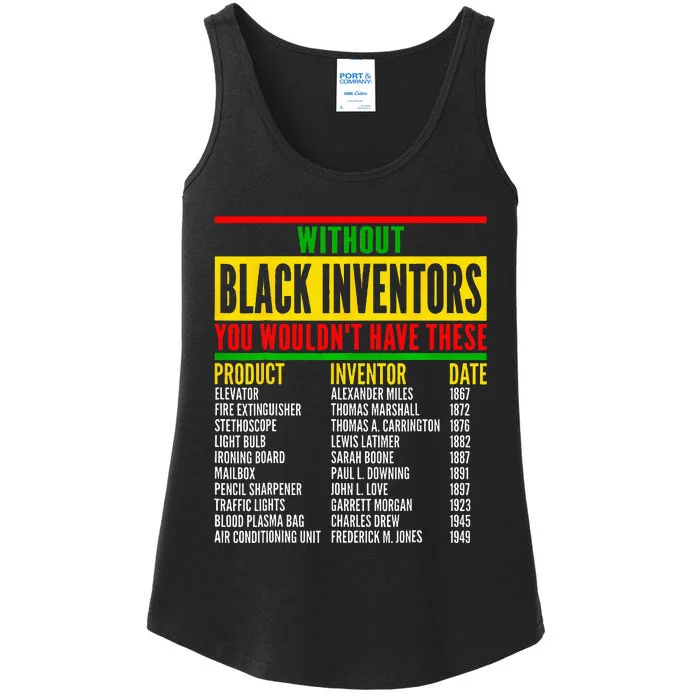 History Of Forgotten Black Inventors Black History Month Ladies Essential Tank