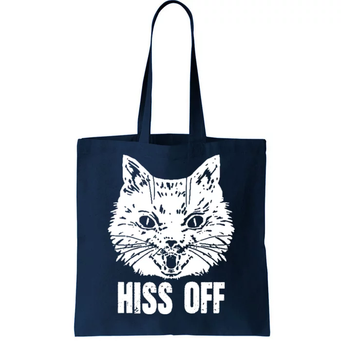 Hiss Off Funny Cat Lover Gift Tote Bag