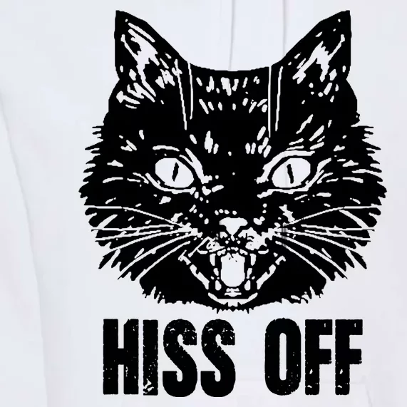 Hiss Off Funny Cat Lover Gift Premium Hoodie