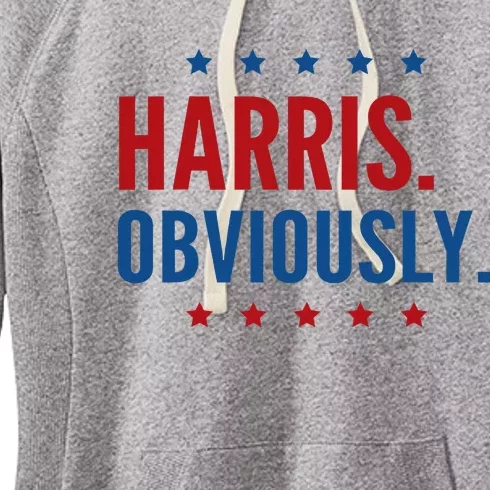 Harris Obviously For 2024 Women's Fleece Hoodie