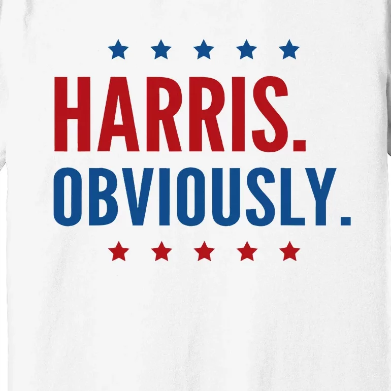 Harris Obviously For 2024 Premium T-Shirt