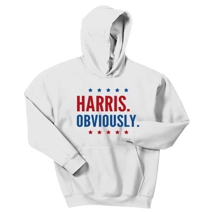 Harris Obviously For 2024 Kids Hoodie