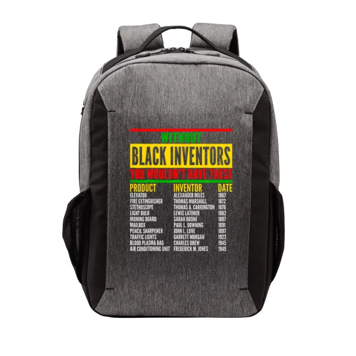 History Of Forgotten Black Inventors Black History Month Vector Backpack