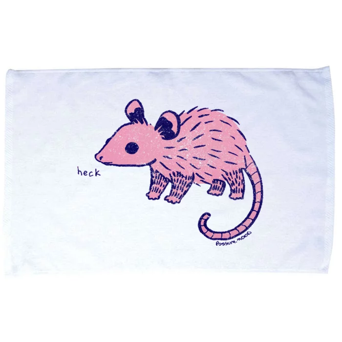 Heck Opossum Funny Animal Gift Microfiber Hand Towel