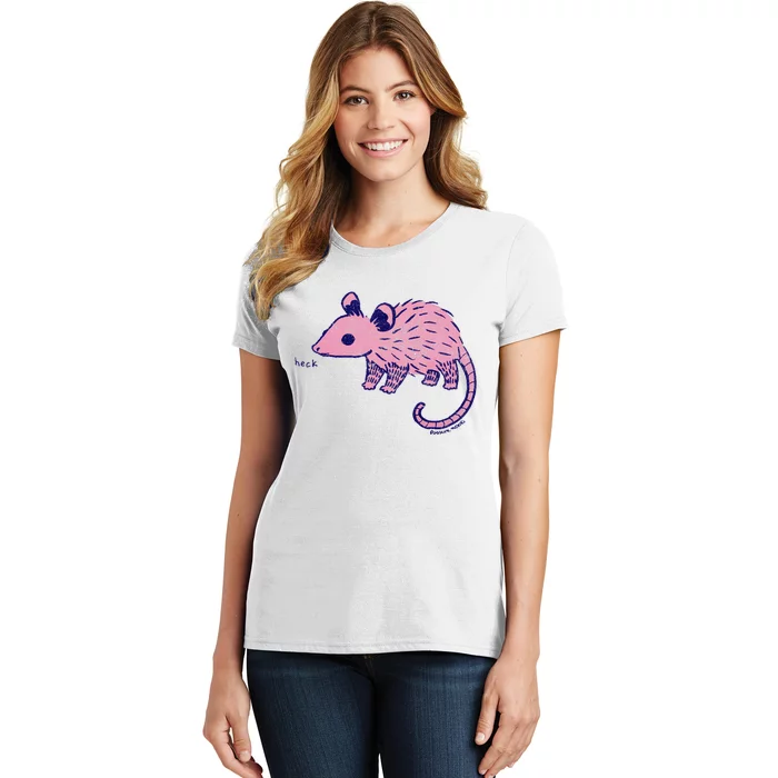 Heck Opossum Funny Animal Gift Women's T-Shirt