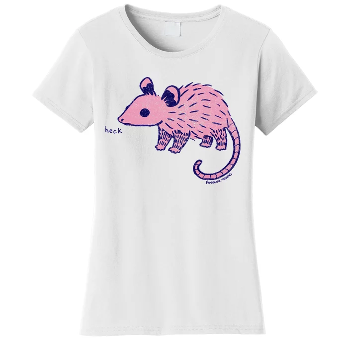 Heck Opossum Funny Animal Gift Women's T-Shirt