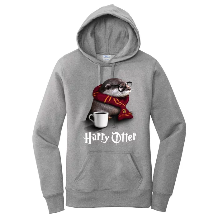 Hairy Otter Funny Christmas And Halloween Otter Gift Women's Pullover Hoodie