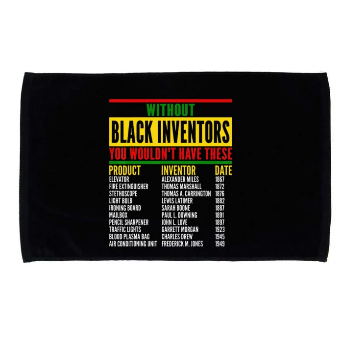 History Of Forgotten Black Inventors Black History Month Microfiber Hand Towel