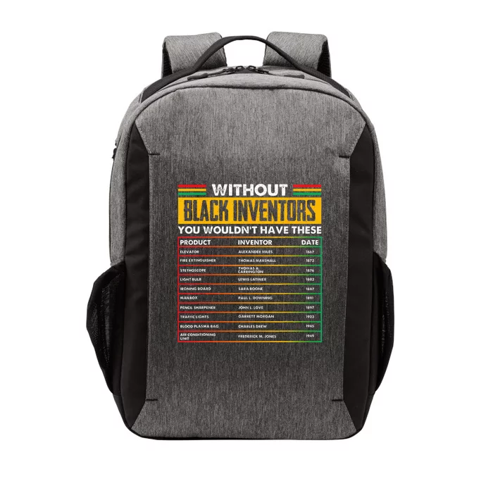 History Of Forgotten Black Inventors Black History Month Vector Backpack