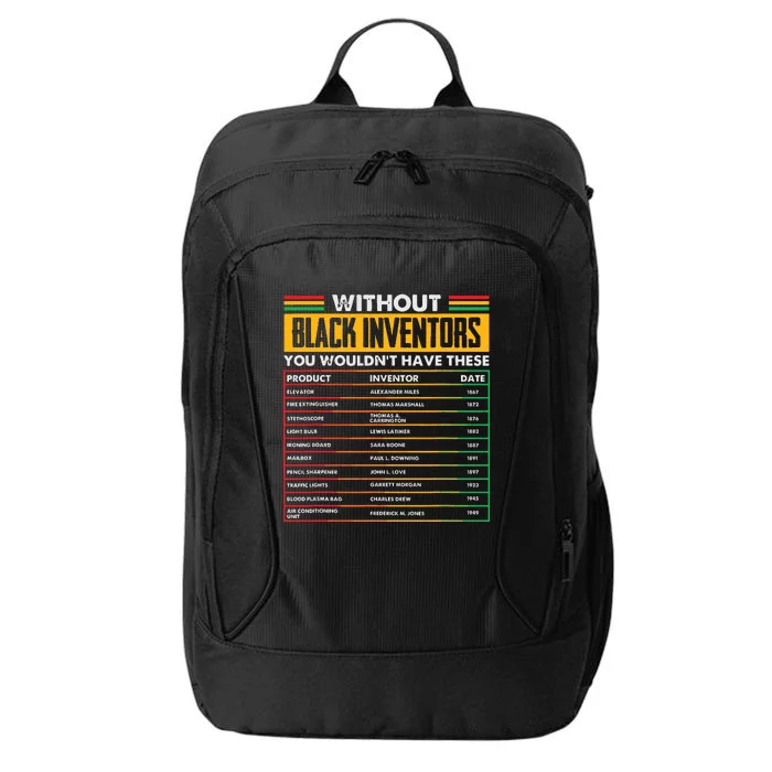 History Of Forgotten Black Inventors Black History Month City Backpack