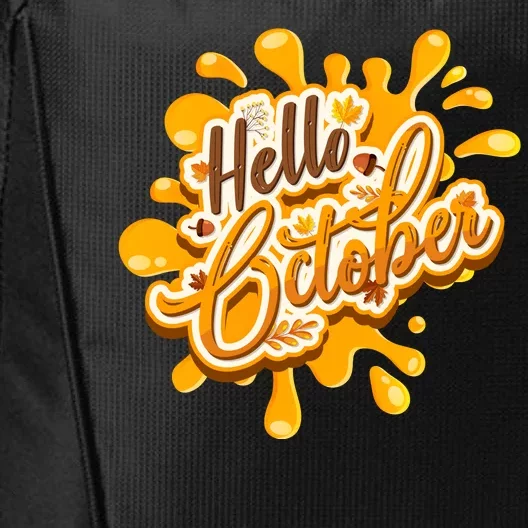 Hello October Fun Fall City Backpack