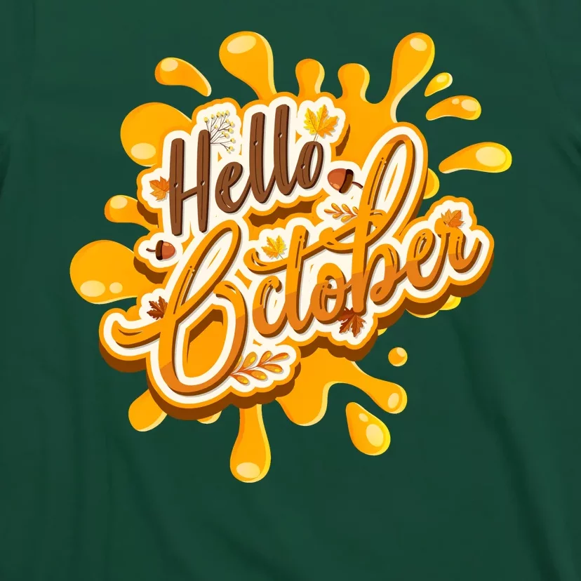 Hello October Fun Fall T-Shirt