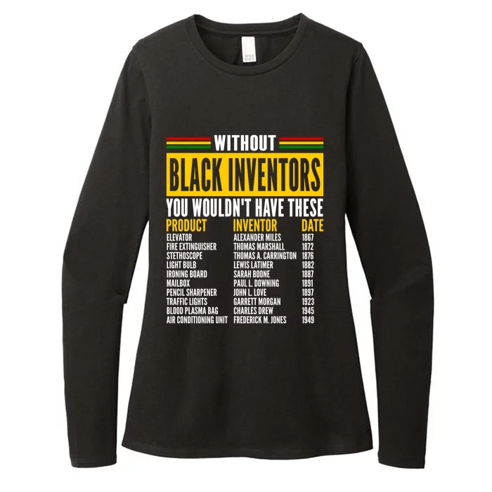 History Of Forgotten Black Inventors Black History Month Cute Gift Womens CVC Long Sleeve Shirt