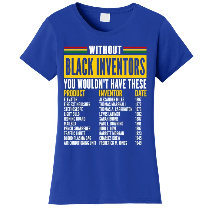 History Of Forgotten Black Inventors Black History Month Cute Gift Women's T-Shirt