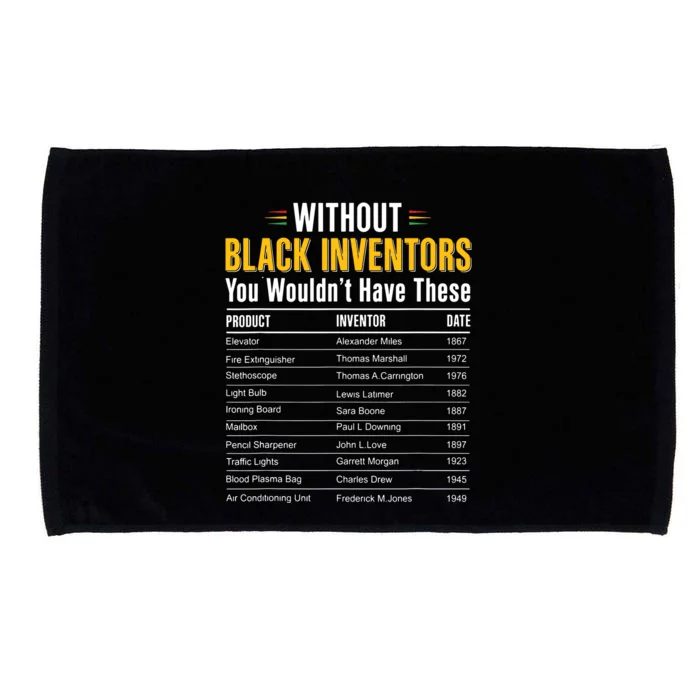 History Of Forgotten Black Inventors Black History Month Microfiber Hand Towel