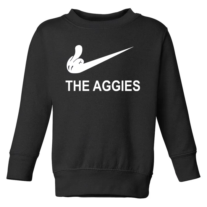 H8 Ou Fuck The Aggies Toddler Sweatshirt