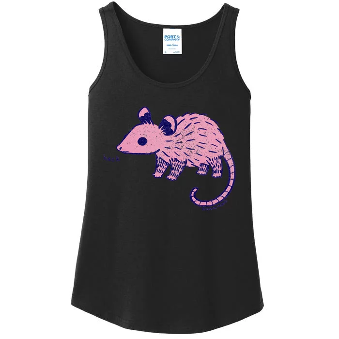 Heck Opossum Funny Animal Gift Ladies Essential Tank