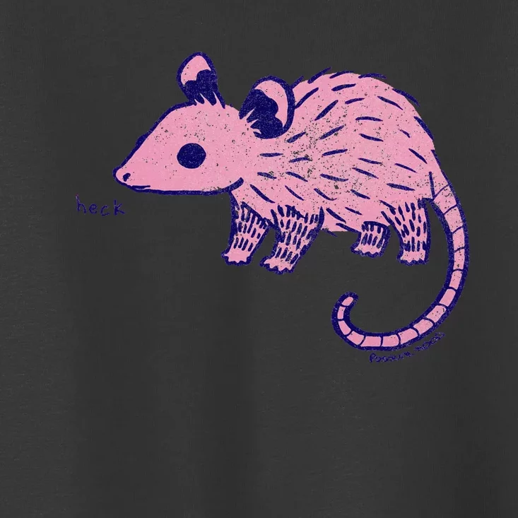 Heck Opossum Funny Animal Gift Toddler T-Shirt