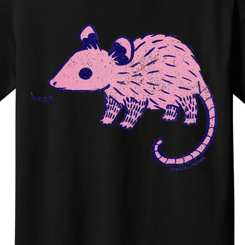 Heck Opossum Funny Animal Gift Kids T-Shirt