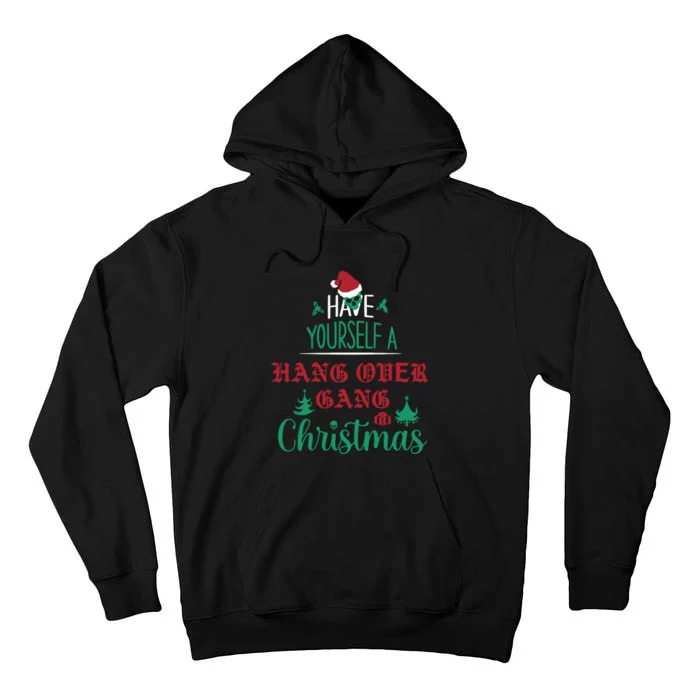 Hang Over Gang Christmas Tall Hoodie