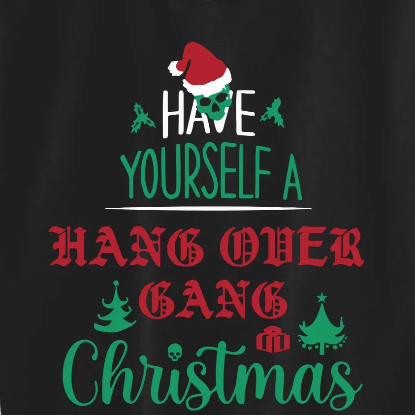 Hang Over Gang Christmas Kids Sweatshirt