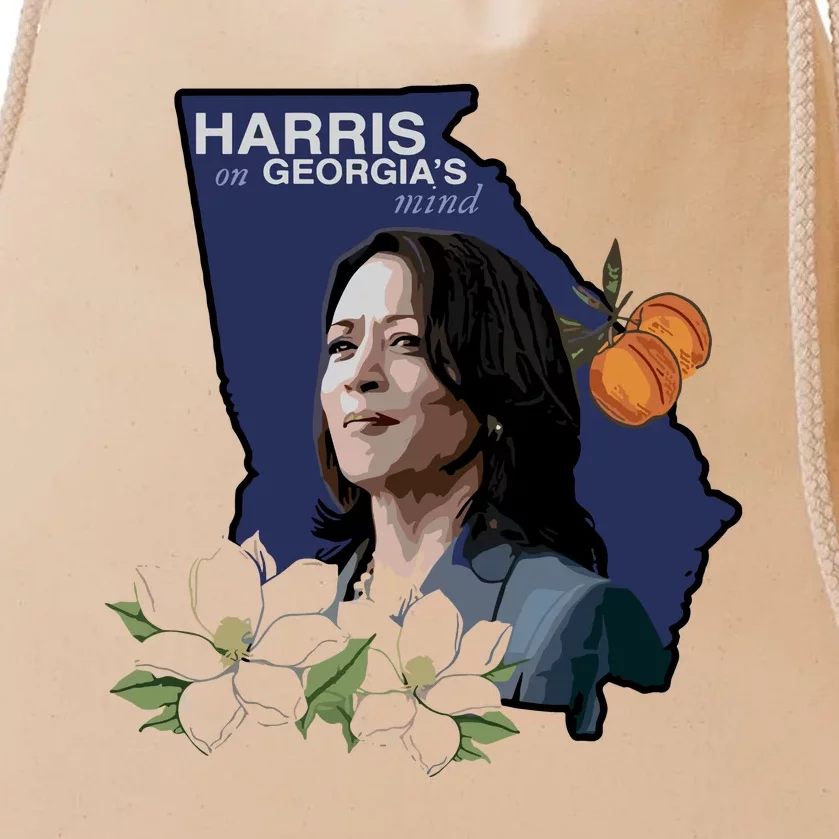 Harris On GeorgiaS Mind 2024 Drawstring Bag