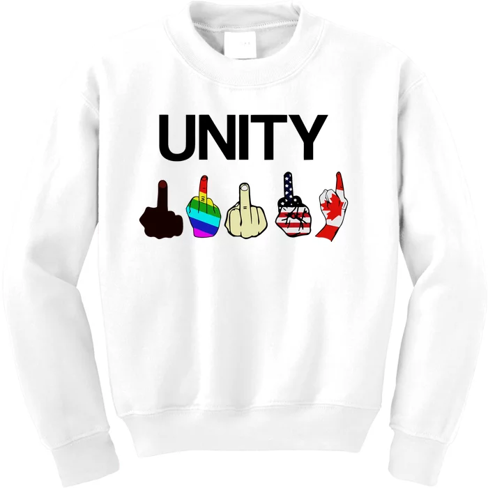 Hang Over Gang Unity Flags Kids Sweatshirt