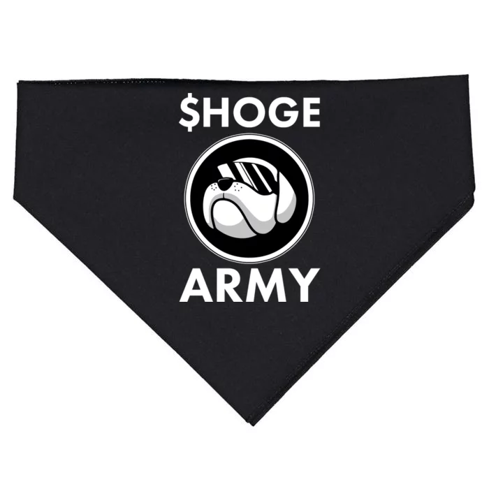 $HOGE ARMY Bitcoin Crypto Coin Doge USA-Made Doggie Bandana