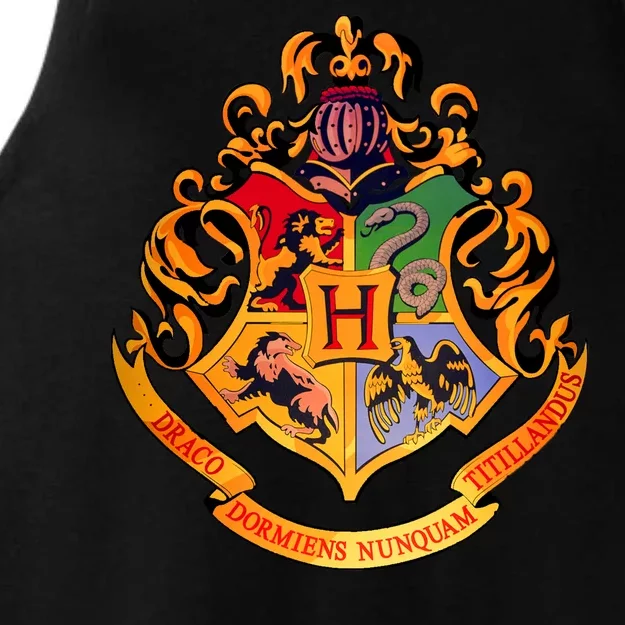 Hogwarts School Emblem Ladies Tri-Blend Wicking Tank