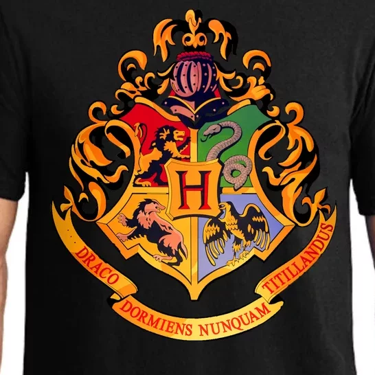 Hogwarts School Emblem Pajama Set