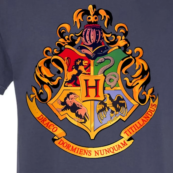 Hogwarts School Emblem Garment-Dyed Heavyweight T-Shirt