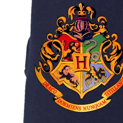 Hogwarts School Emblem Doggie 3-End Fleece Hoodie